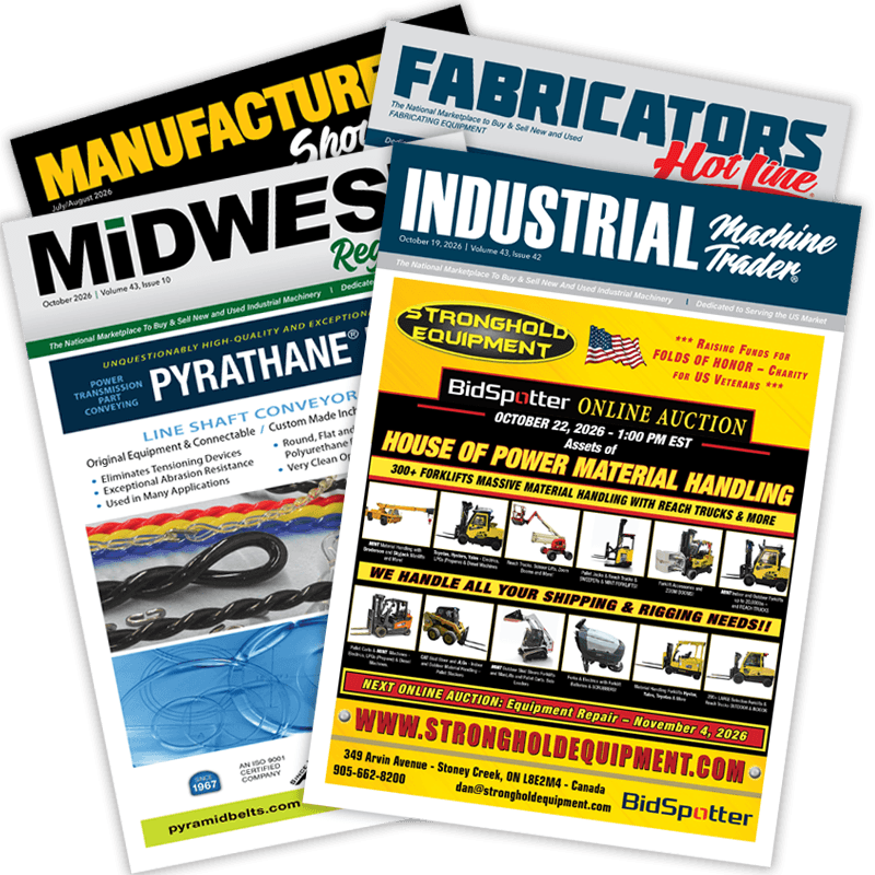 Industrial Machine Trader magazine cover