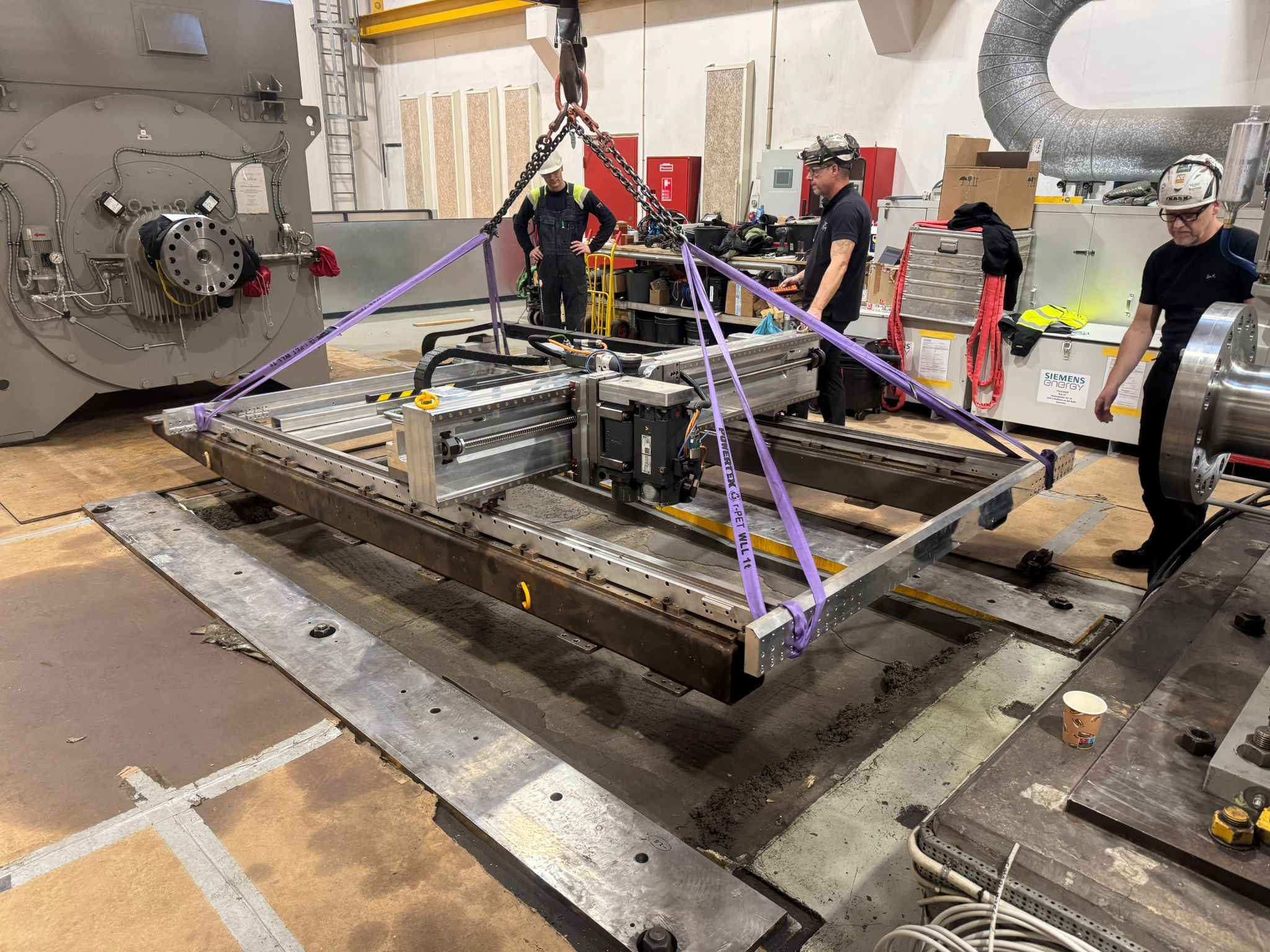 CNC Onsite Restores Power Plant Foundation With Precision Gantry Milling