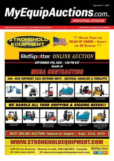 My Equip Auctions - September 1, 2025