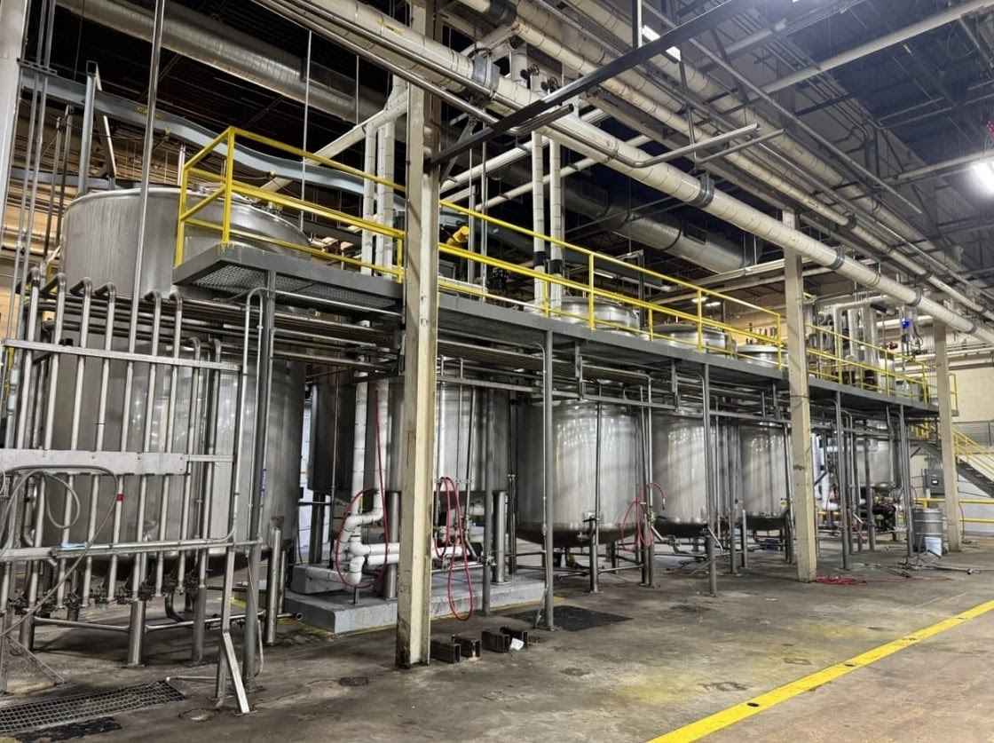 Stainless Steel Tanks & Plant Support Equipment Go to Auction on Sept. 9