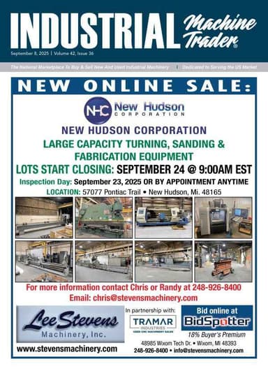 Industrial Machine Trader - September 8, 2025