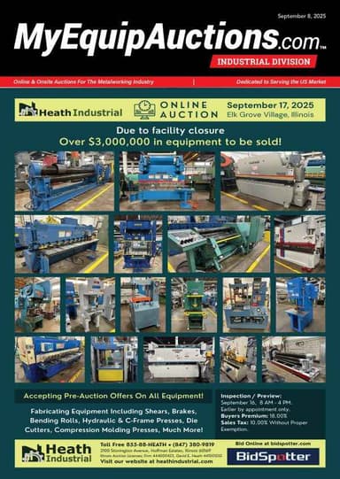 My Equip Auctions - September 8, 2025