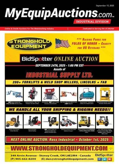 My Equip Auctions - September 15, 2025