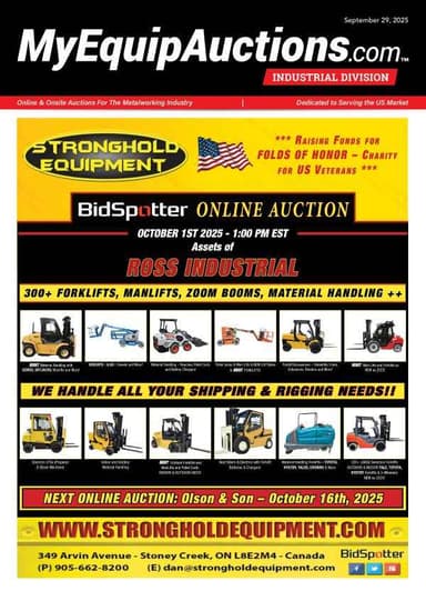 My Equip Auctions - September 29, 2025