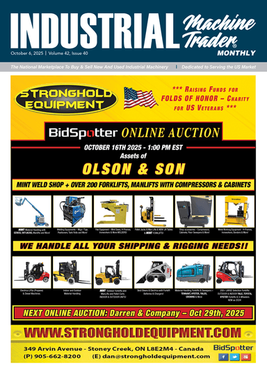 Industrial Machine Trader - October 6, 2025