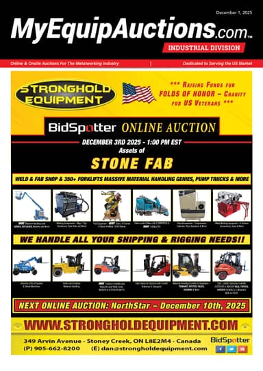 My Equip Auctions - December 1, 2025