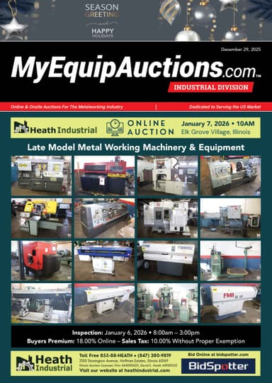 My Equip Auctions - December 29, 2025