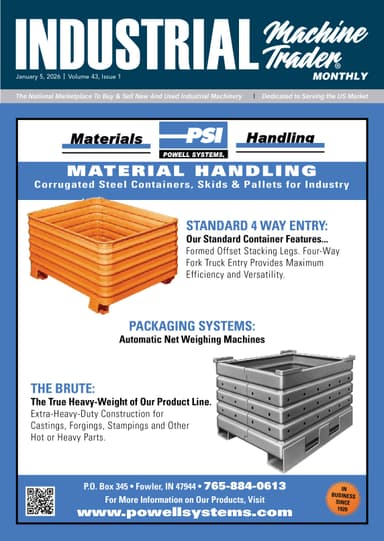 Industrial Machine Trader - January 5, 2026