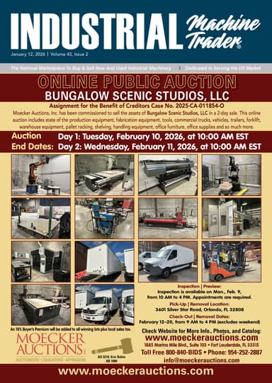 Industrial Machine Trader - January 12, 2026