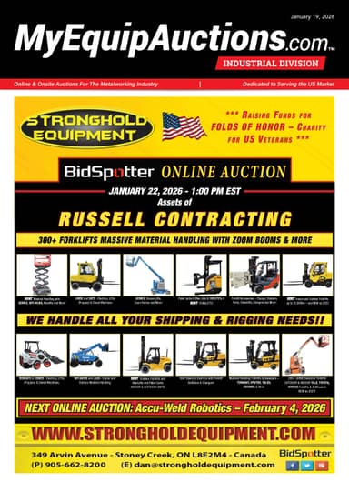 My Equip Auctions - January 19, 2026