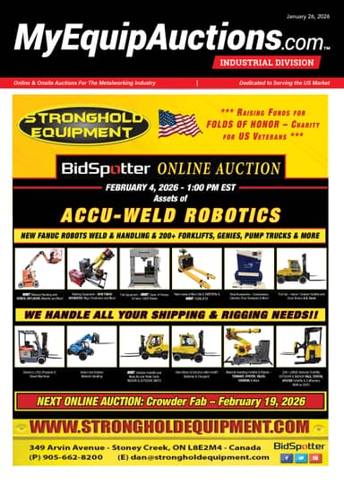 My Equip Auctions - January 26, 2026