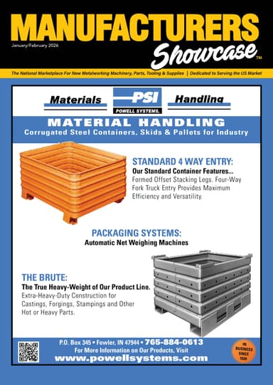 Manufacturers Showcase - January/February 2026