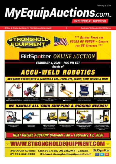 My Equip Auctions - February 2, 2026