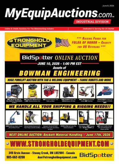My Equip Auctions - June 8, 2026