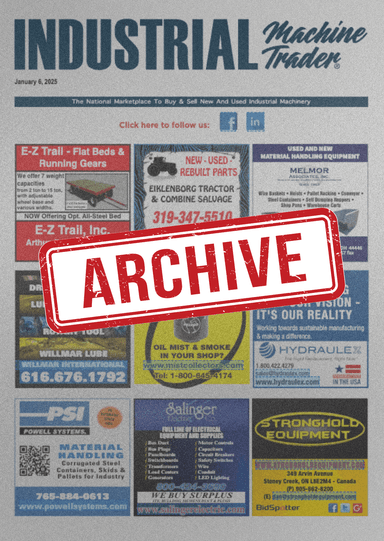 Industrial Machine Trader - 2025 Archive