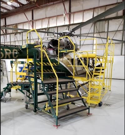 S.A.F.E. Delivers Custom EC145 Specific Maintenance Stands to Riverside County Sheriff