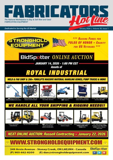 Fabricators Hot Line - January 2026