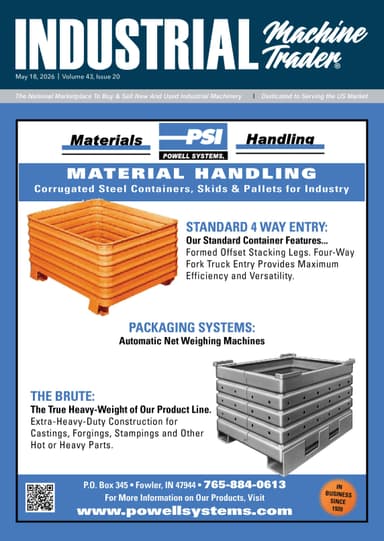 Industrial Machine Trader - May 18, 2026