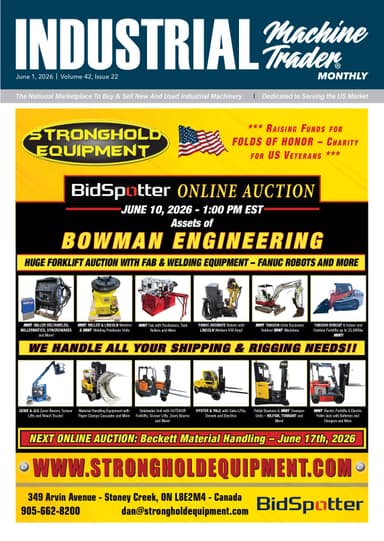 Industrial Machine Trader - June 1, 2026