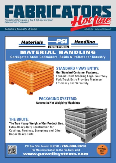 Fabricators Hot Line - July 2026
