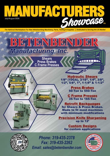 Manufacturers Showcase - July-August 2026