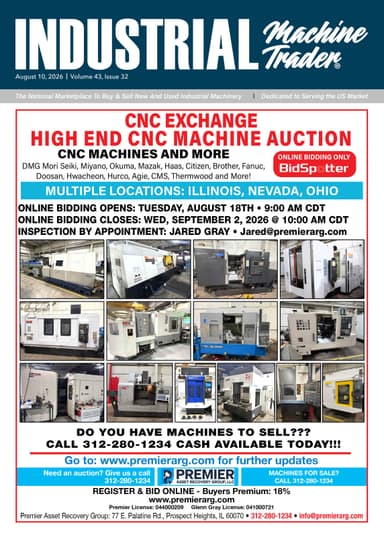 Industrial Machine Trader - August 10, 2026
