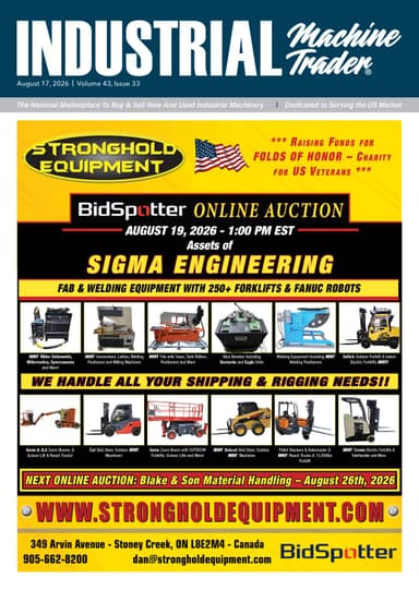 Industrial Machine Trader - August 17, 2026