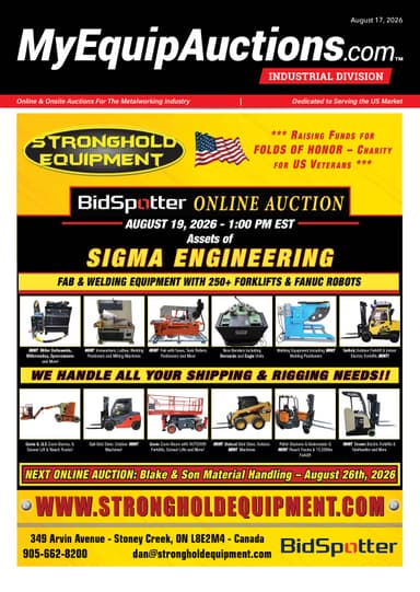My Equip Auctions - August 17, 2026