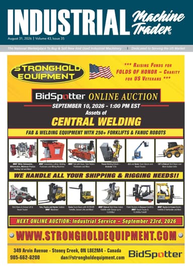 Industrial Machine Trader - August 31, 2026