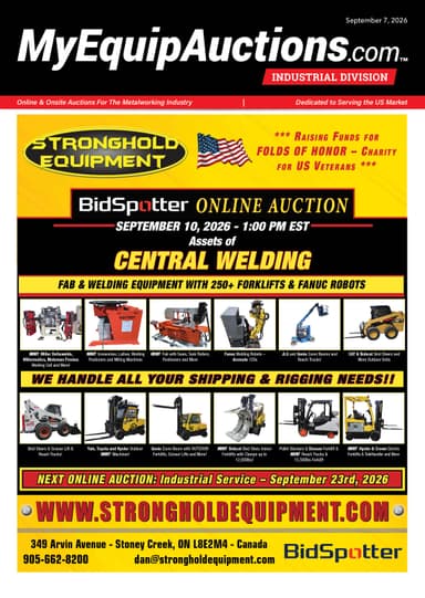 My Equip Auctions - September 7, 2026