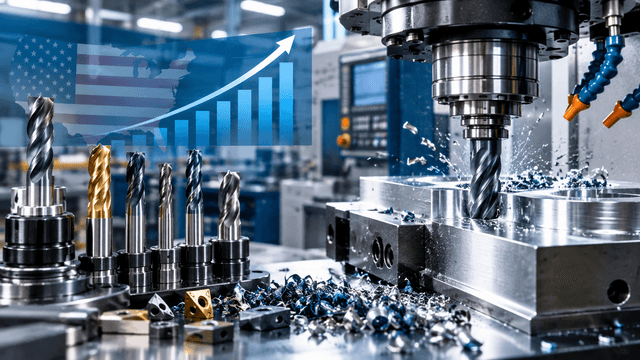 U.S. Cutting Tool Shipments Reach Record $278.1M in July