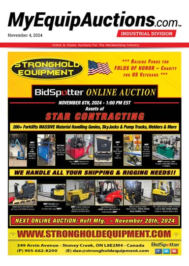 My Equip Auctions - November 4, 2024