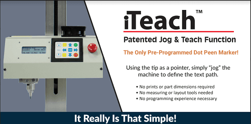 iTeach (Patented) - Jog and Teach Function